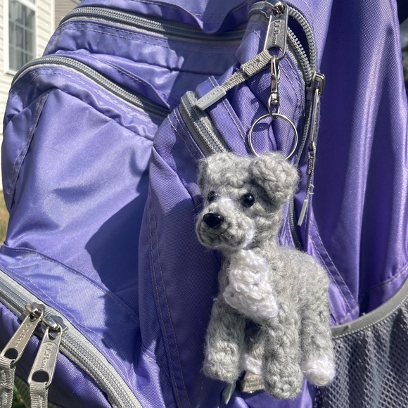 PURCHASE 2 Custom Crochet Dog Keychains for a Discount - Picture 6 of 11
